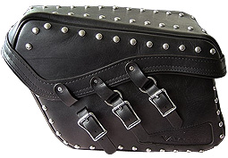 Honda valkyrie leather saddlebags #3